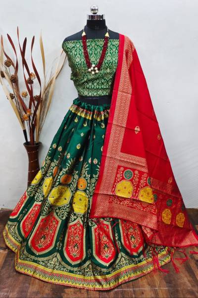 Ethnic Villa Vol 1 By Sagar Impex Banarasi Silk Traditional Lehenga Choli Collection